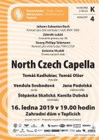 16. 01. 2019  Komorní cyklus SČF - North Czech Capella – Vivaldi (4 Stagioni), Lukáš, Telemann